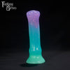 A Fantasy Grove sex toy on a black background with a logo in the upper left corner