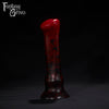 A Fantasy Grove sex toy on a black background with a logo in the upper left corner
