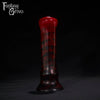 A Fantasy Grove sex toy on a black background with a logo in the upper left corner