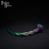 A Fantasy Grove sex toy on a black background with a logo in the upper left corner