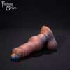A fantasy sex toy on a black background with the Fantasy Grove logo in the upper left corner 