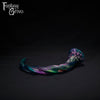 A Fantasy Grove sex toy on a black background with a logo in the upper left corner