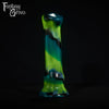 A fantasy sex toy on a black background with the Fantasy Grove logo in the upper left corner