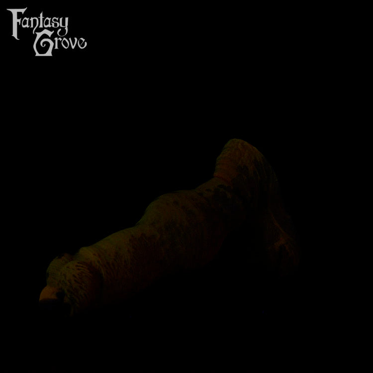 A fantasy sex toy on a black background with the Fantasy Grove logo in the upper left corner 