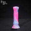 A fantasy sex toy on a black background with the Fantasy Grove logo in the upper left corner 