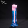 A fantasy sex toy on a black background with the Fantasy Grove logo in the upper left corner 
