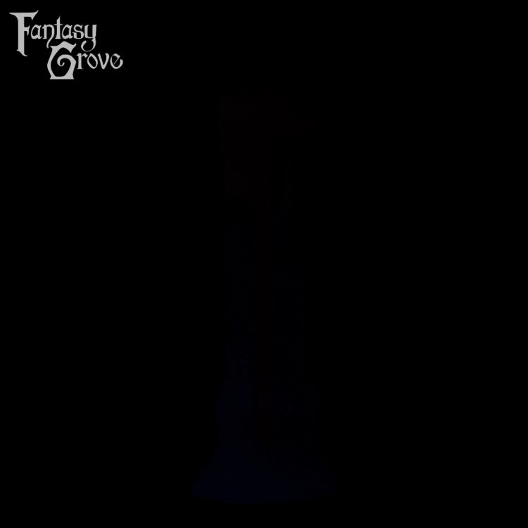 A fantasy sex toy on a black background with the Fantasy Grove logo in the upper left corner 