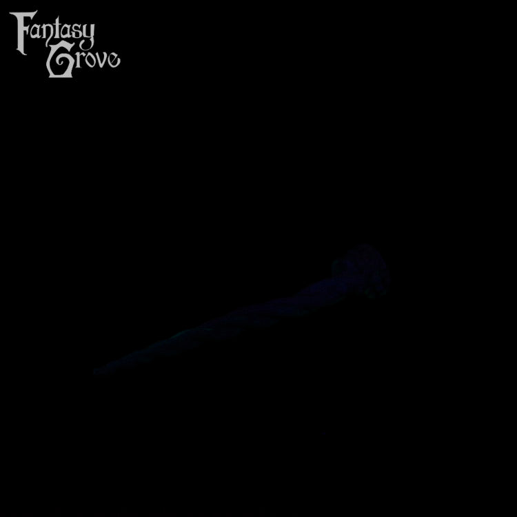 A fantasy sex toy on a black background with the Fantasy Grove logo in the upper left corner 