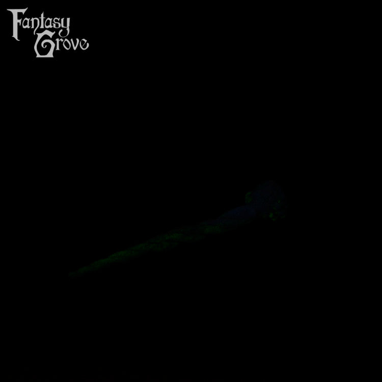 A fantasy sex toy on a black background with the Fantasy Grove logo in the upper left corner 