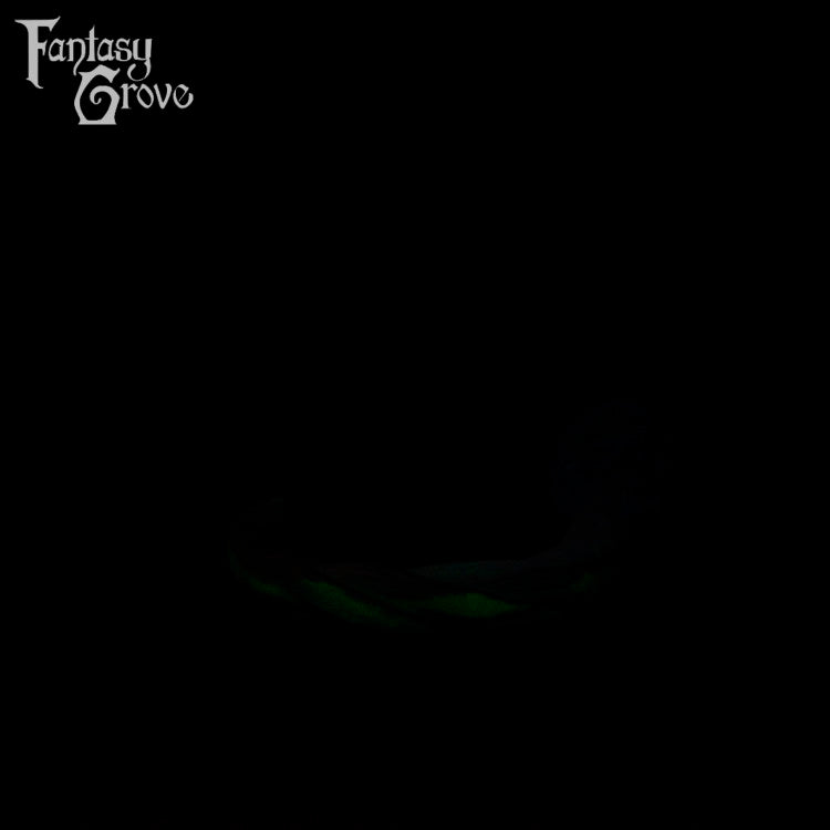 A fantasy sex toy on a black background with the Fantasy Grove logo in the upper left corner 