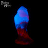 A fantasy sex toy on a black background with the Fantasy Grove logo in the upper left corner 